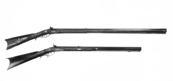 Antique Mountain Mans Rifles. — Fotografia de Stock
