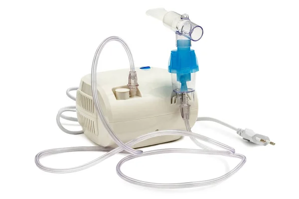 Elektrischer Inhalator, isoliert auf weißem Hintergrund — Stockfoto