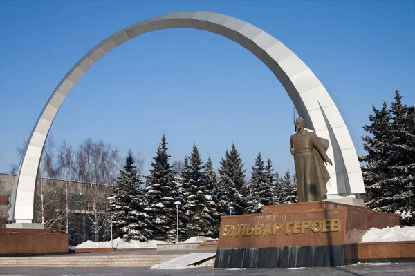 Boulevard героями Ліцензійні Стокові Зображення