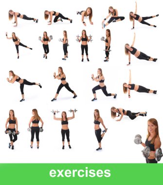 alıştırmalar - fitness ve tahta