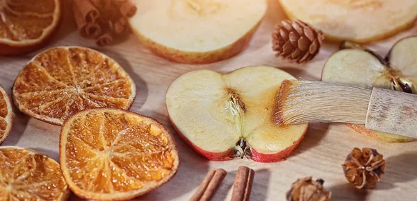 Preparar fruta de invierno confitada — Foto de Stock