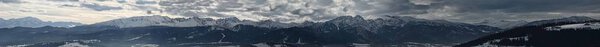 Panorama of the Tatras and Zakopane in high definition