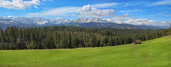 Güzellikler Polonya Tatra Dağları'nın görünümünü