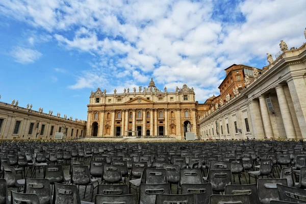 Vatikán Szent Péter Bazilika — Stock Fotó