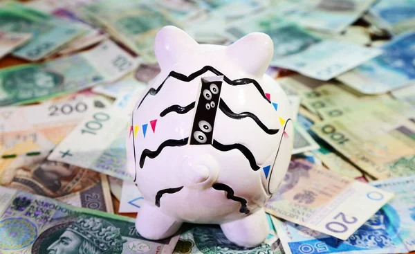 Piggy Bank Money Background — Stock Photo, Image