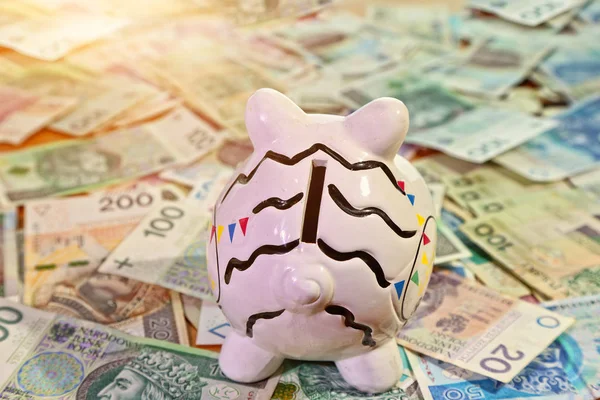 Piggy Bank Money Background — Stock Photo, Image