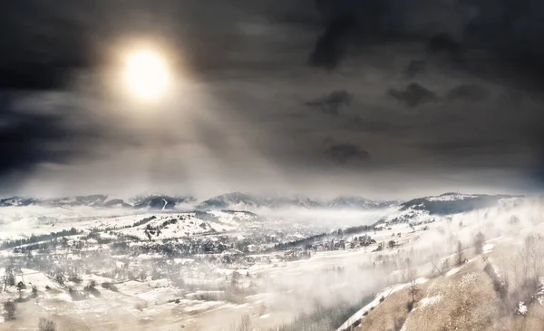 Vue Aérienne Des Montagnes Polonaises Tatra Ville Zakopane — Photo