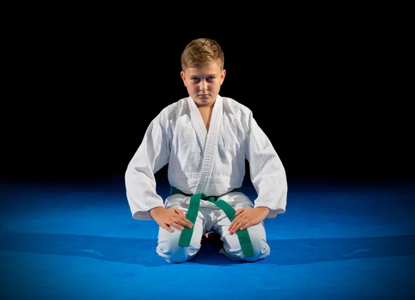 Çocuk dövüş sanatları savaşçı — Stok fotoğraf