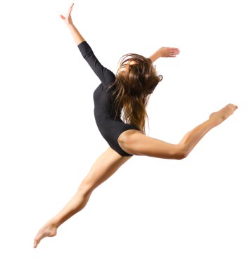 Nişanlı genç kız sanat jimnastik