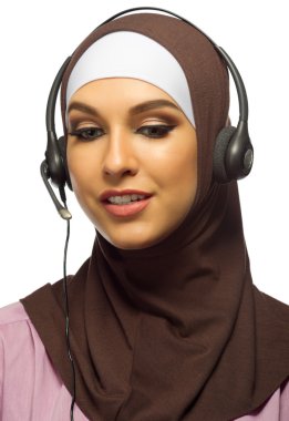 Müslüman genç kadın.