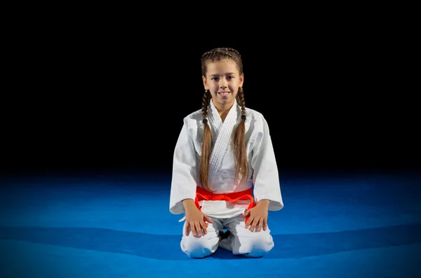 Meisje martial arts vechter — Stockfoto