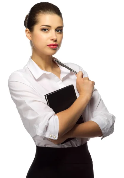 Young businesswoman isolated — Stock Photo, Image