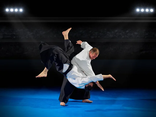 Martial arts fighters — Stockfoto