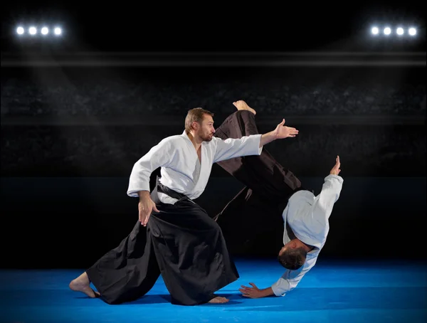 Martial arts fighters — Stock Photo, Image