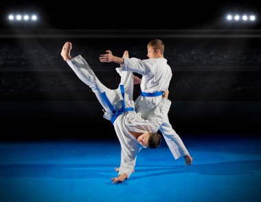 Çocuklar dövüş sanatları savaşçı