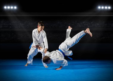 Çocuklar dövüş sanatları savaşçı