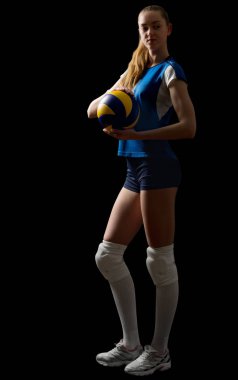 genç kız voleybolcu