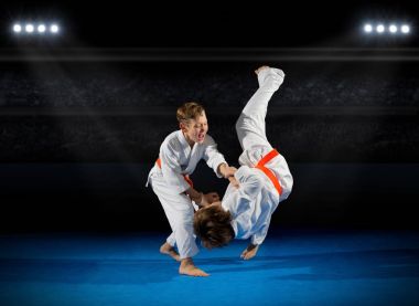 Çocuk dövüş sanatları savaşçı