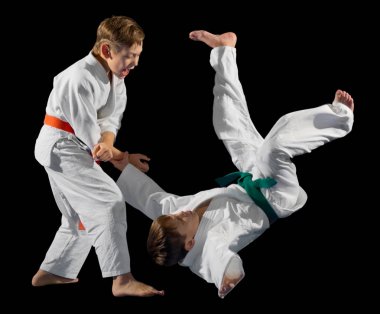 Çocuklar dövüş sanatları savaşçı