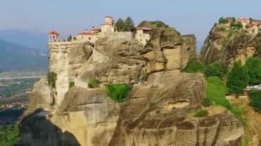 Meteora dağlar sabah