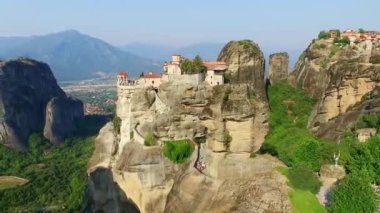 Meteora dağlar sabah