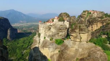 Meteora dağlar sabah