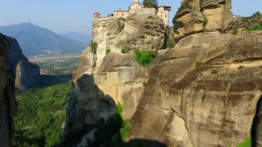 Meteora dağlar sabah