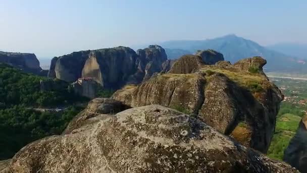 Montagnes Météores le matin — Video