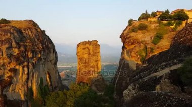 Sabah erken Meteora Dağları