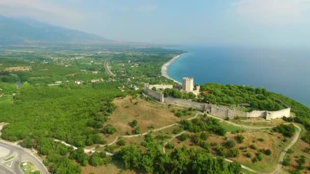 Fortaleza de Platamón en verano — Vídeos de Stock