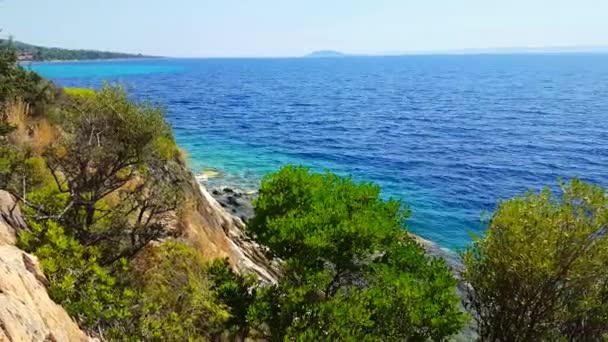 Côte de la mer à l'été 