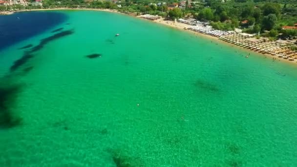 Costa do mar no verão — Vídeo de Stock