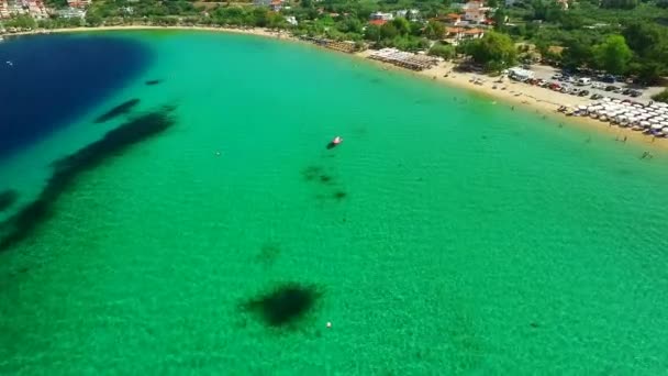 Costa do mar no verão — Vídeo de Stock