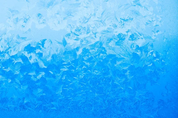 Frozen window glass — Stock Photo, Image