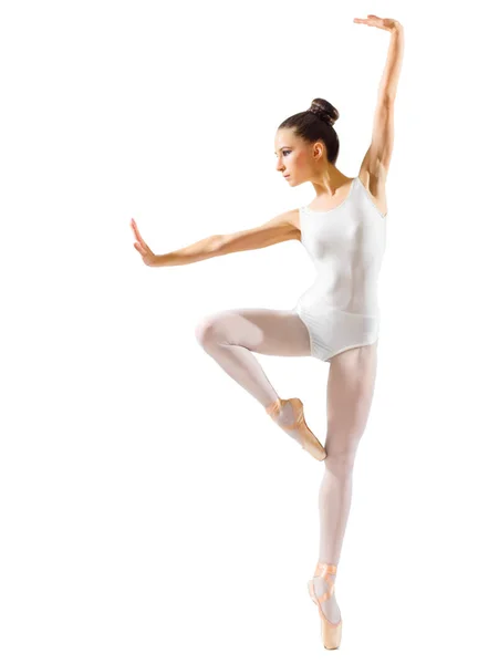 Балерина (ізольовані на білий версія) — стокове фото
