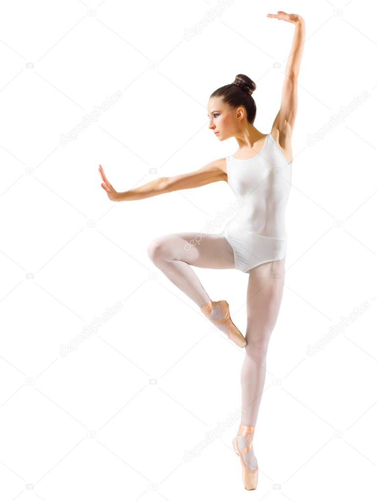 Ballerina (isolated on white version)