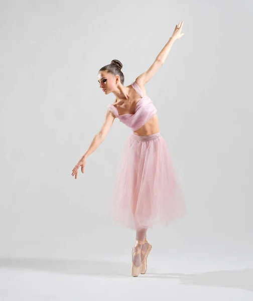Ballerina (on grey version) — Stock Photo, Image