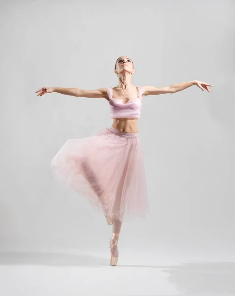 Ballerina (on grey version) — Stock Photo, Image