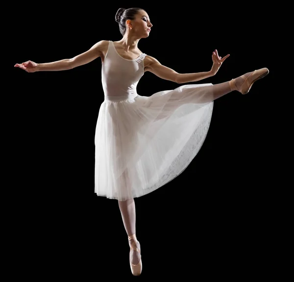 Ballerina (isolated on black version) — Stock Photo, Image