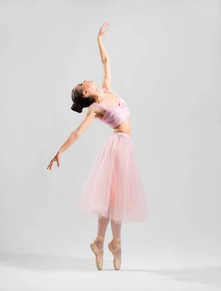 Ballerina (on grey version) — Stock Photo, Image