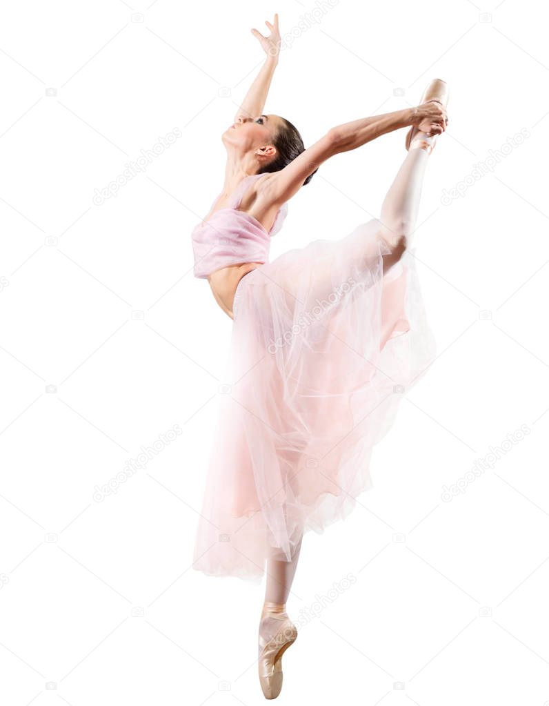 Ballerina (isolated on white version)