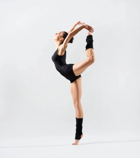 Балерина (на сірий версії) — стокове фото