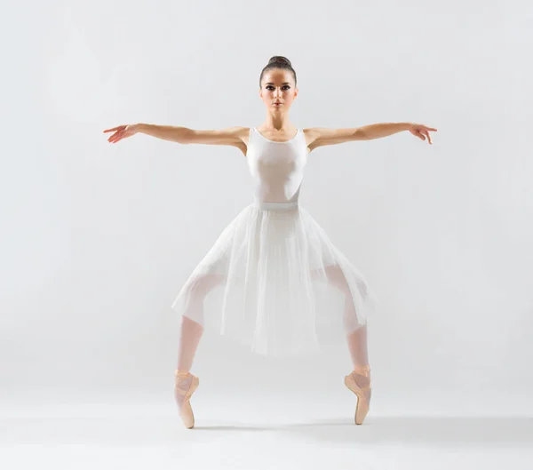 Ballerina (on grey version) — Stock Photo, Image