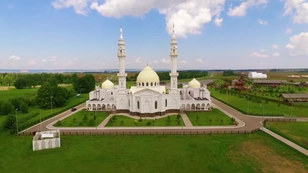 Bílá Mešita Městě Bolgar — Stock video