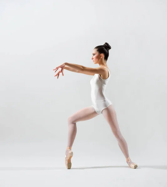 Ballerina (on grey version) — Stock Photo, Image