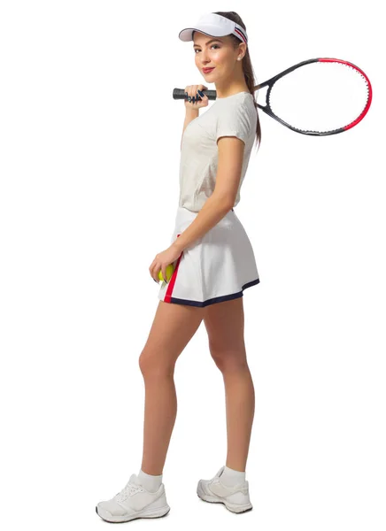 Jeune joueuse de tennis — Photo