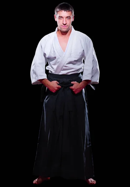 Hombre luchador de artes marciales — Foto de Stock