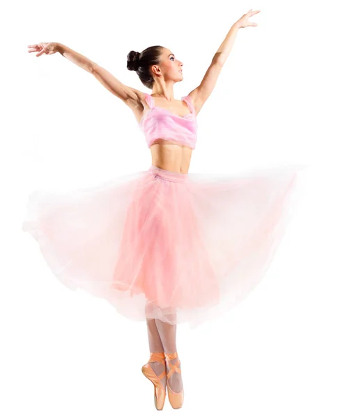 Ballerina (isolata su versione bianca ) — Foto Stock