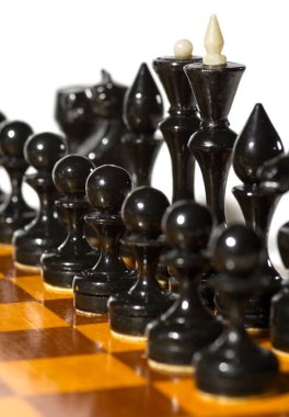 Beyaz satranç taşları