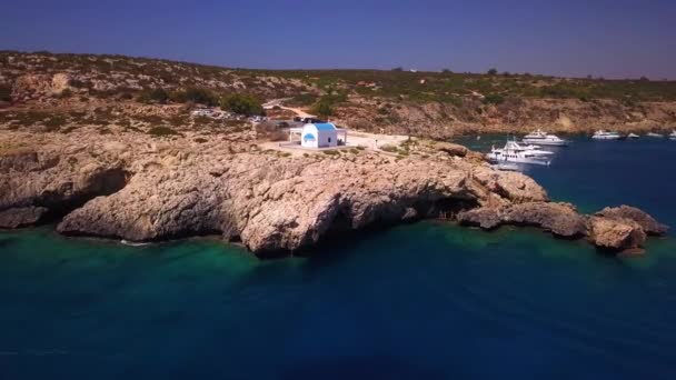 Церковь Каво Греко Ципрус — стоковое видео